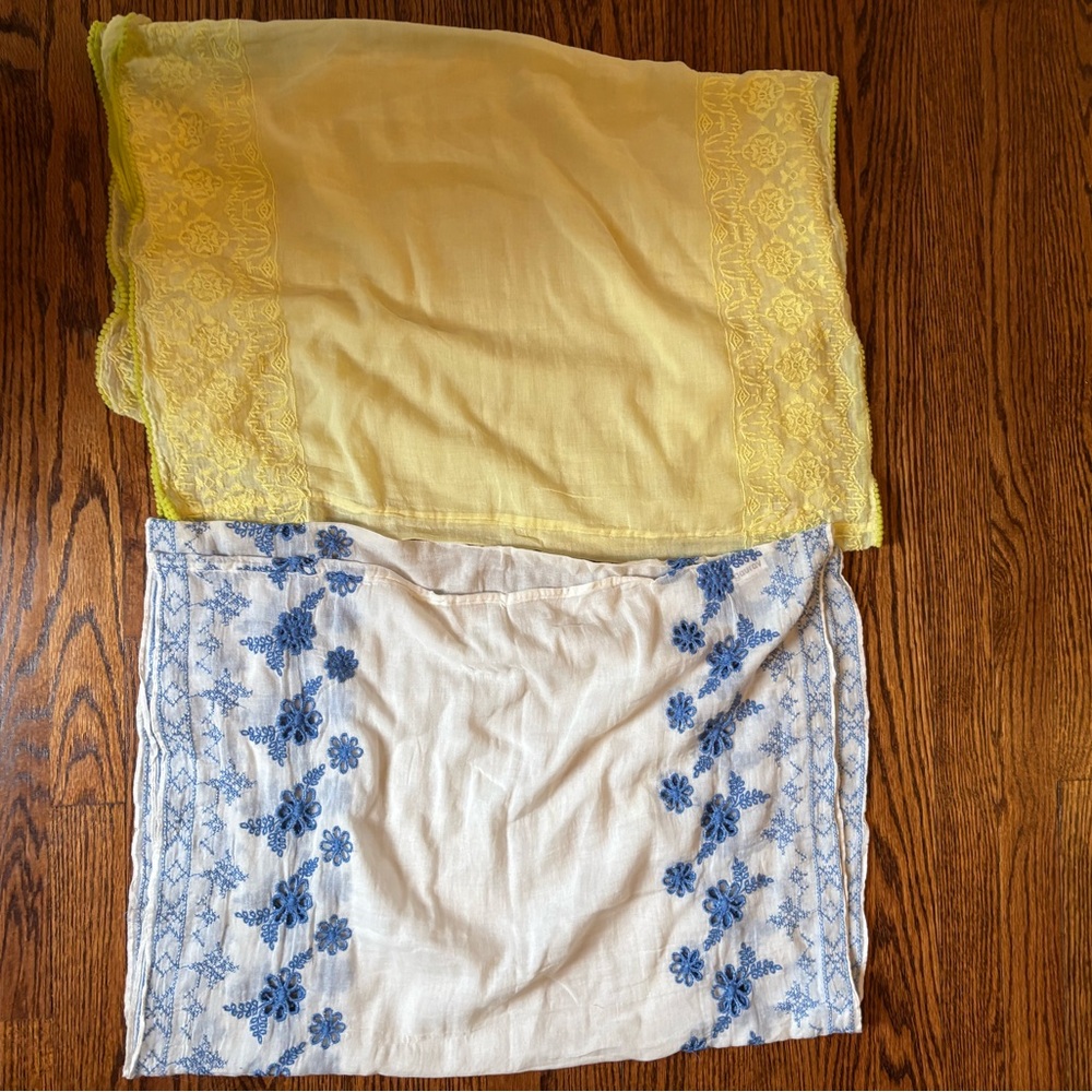 2 infinity scarves bundle/lot